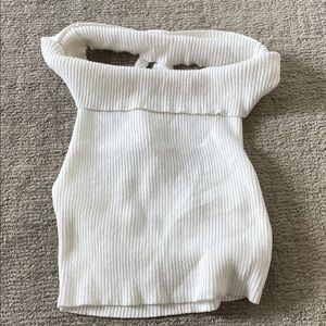 Forever 21 Ivory Ribbed Sweater